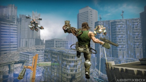 Bionic Commando Xbox 360 City Jump