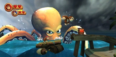 Donkey Kong Country Returns Octopus
