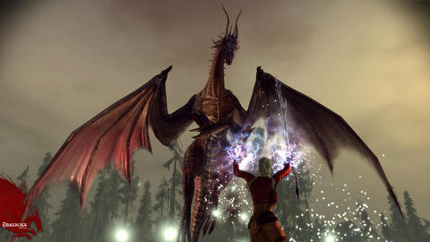 Dragon age Origins Dragon Mage Battle
