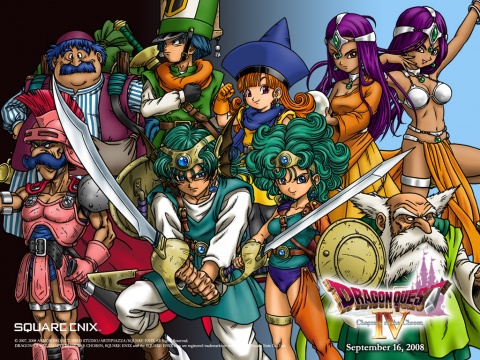 Dragon Quest 4 Character art
