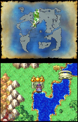 Dragon Quest 4 World map