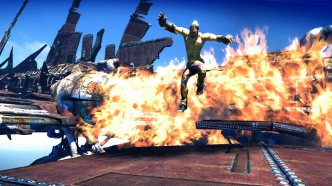Enslaved Odyssey to the West Monkey Ship Explosion
