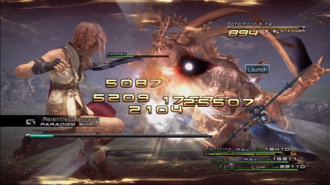 Final Fantasy 13 Lightning Battle