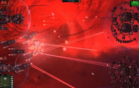 Gratuitous Space Battles Red Background