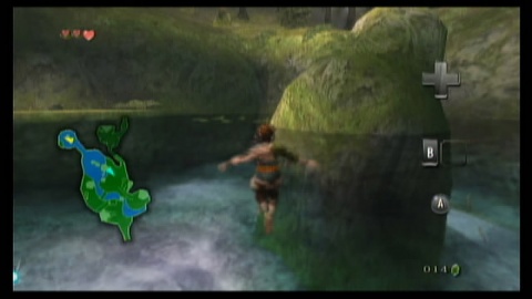 Legend of Zelda Link Water Walking