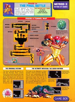 Nintendo Power 37 Metroid 2 Final Battle