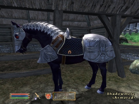 Oblivion Steel Horse Armor