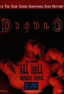 pc Gamer June 1996 Diablo ad