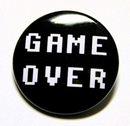 Game Over Button