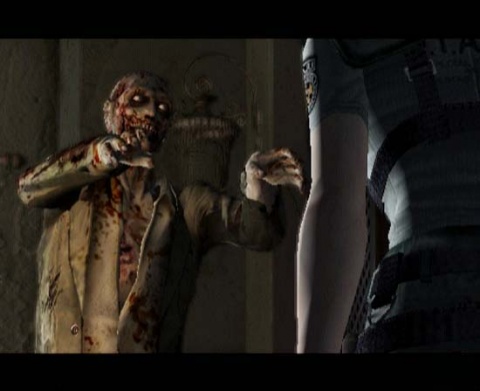 Resident Evil Jill and a Zombie