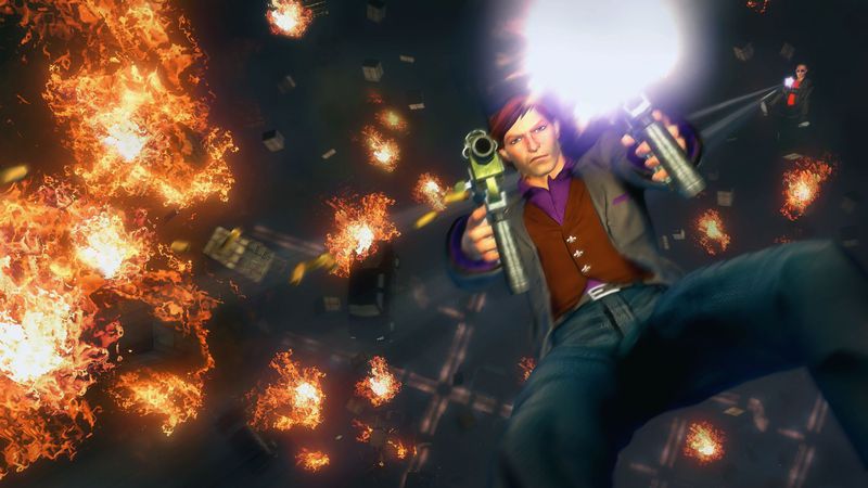 Saints row the Third Skydiving Explosions