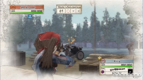 Valkyria Chronicles Alicia Shooting Tank Combat